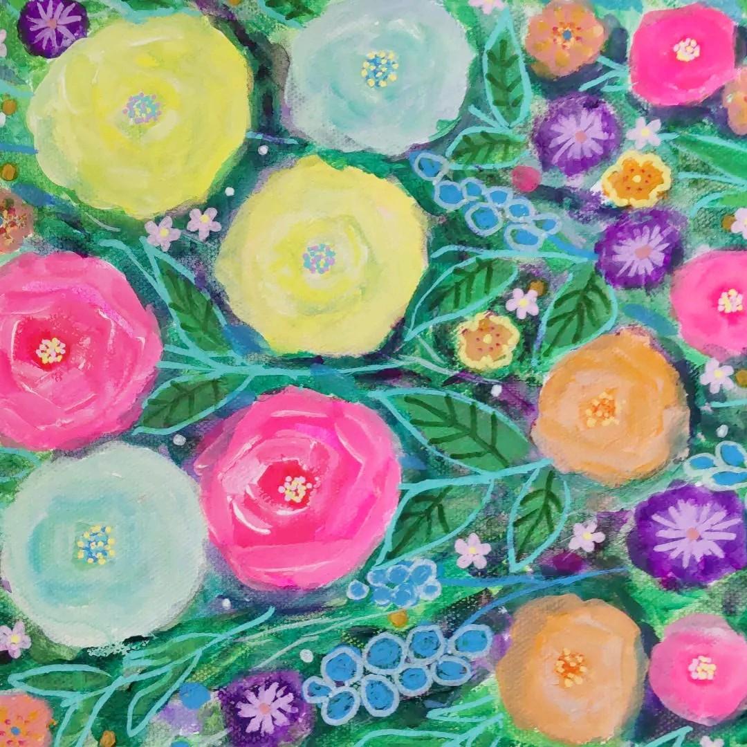 ☆抽象画、現代絵画、インテリア、モダン絵画、アクリル絵画