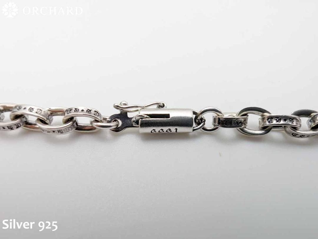 匿名配送/シルバー925/ネックレス/ペーパーチェーン60cm - メルカリ