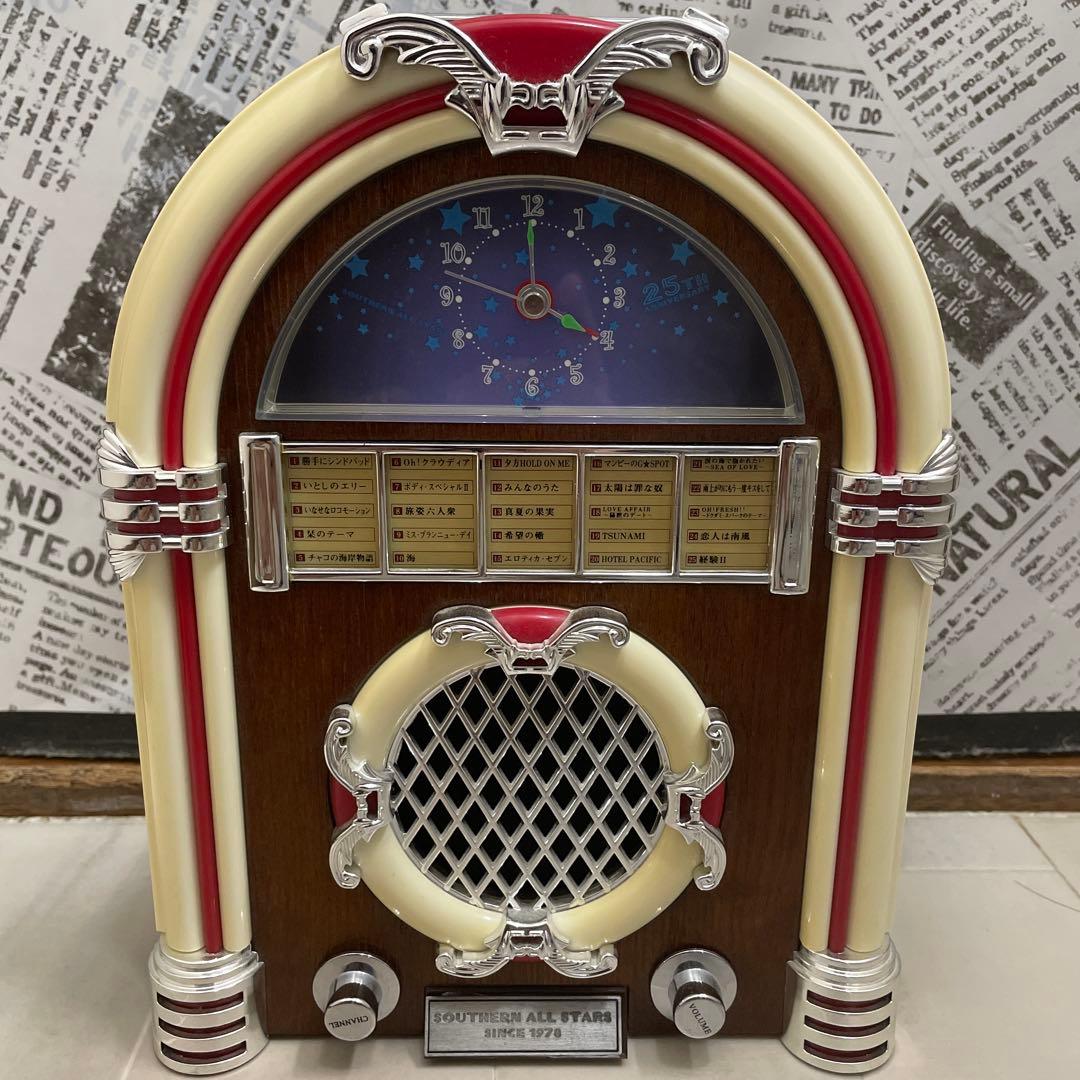 サザンオールスターズ ジュークボックス 時計 25周年　電池付き