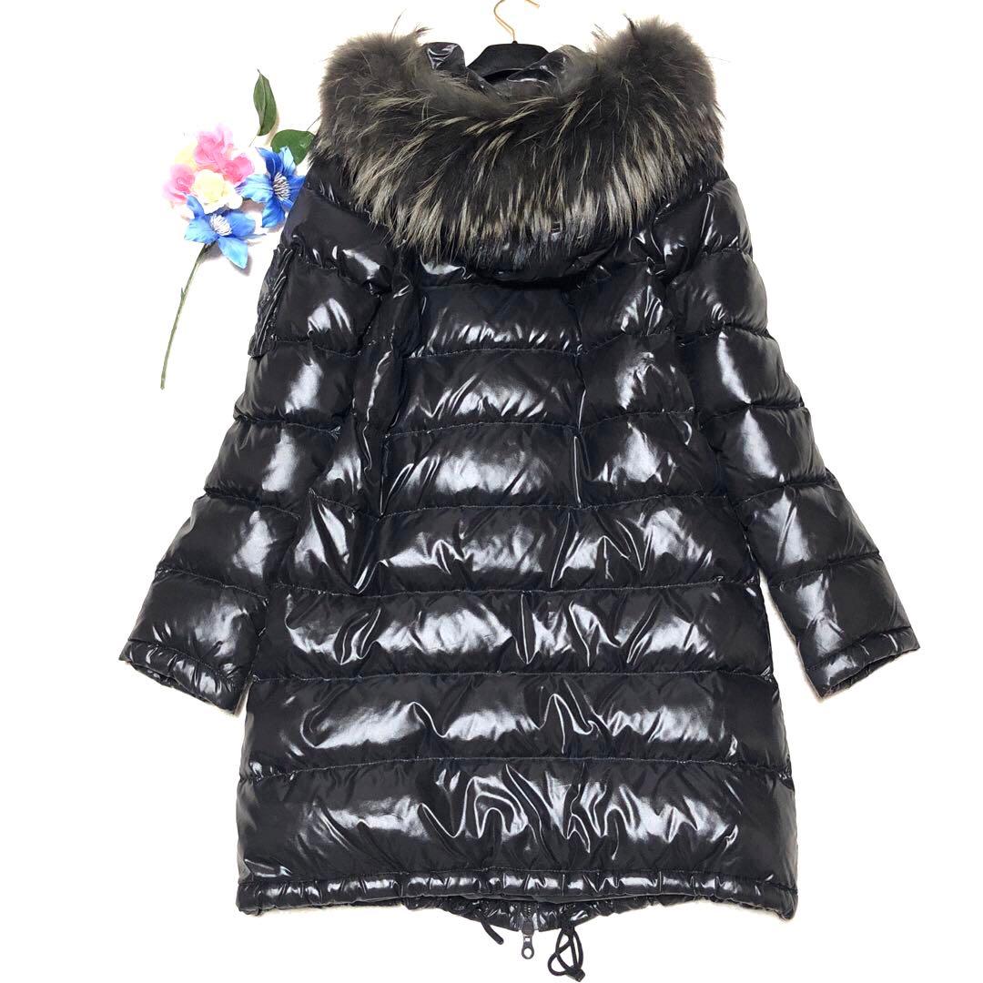 ジャスミン様 デュベティカ ダウンコート Corcira ラクーンファー 黒