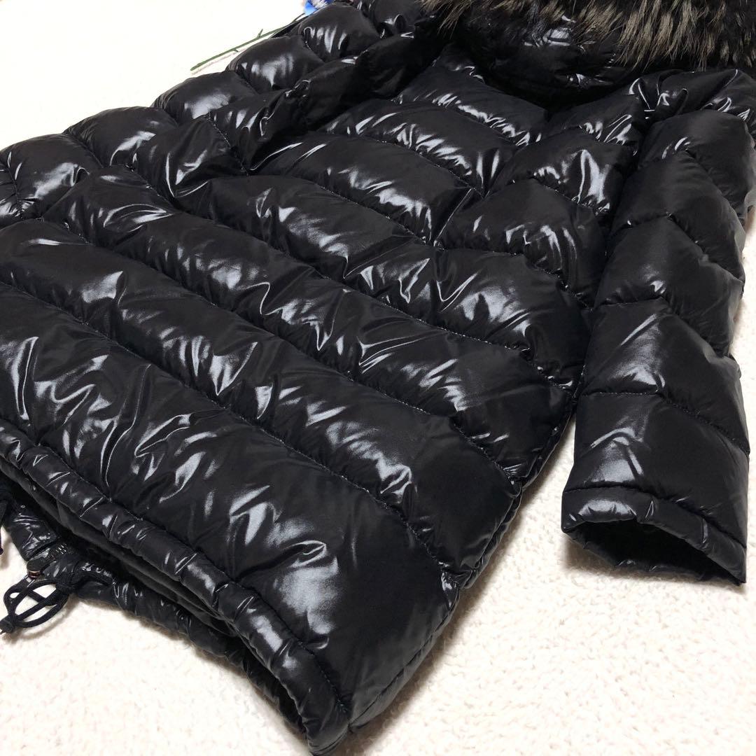 ジャスミン様 デュベティカ ダウンコート Corcira ラクーンファー 黒
