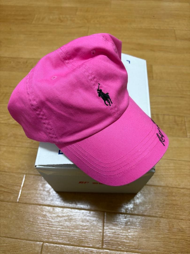 新品・未使用】ラルフローレン ピンクポニー ベースボールツイル