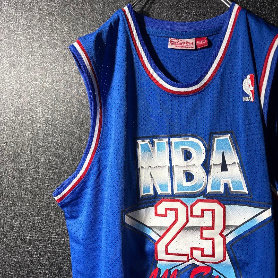 マイケルジョーダン】NBA オールスター バスケ ゲームシャツ 23番 2XL