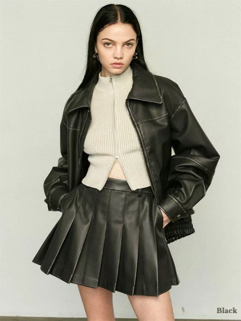 完売品】EMODA ヴィンテージライクオーバーブルゾン スカート セット