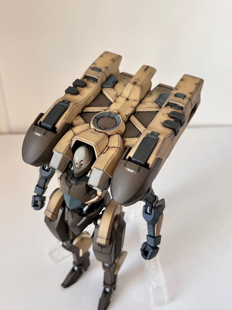 hg ガンプラ 鉄血のオルフェンズ 百里 全塗装 パステルシャドウ 完成品