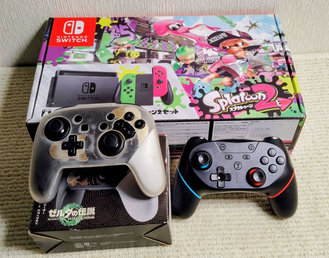 Nintendo Switch Splatoon 2セット + プロコン× 2 Amazon.co.jp: スプラトゥーン2すぐに遊べるProコントローラーセット