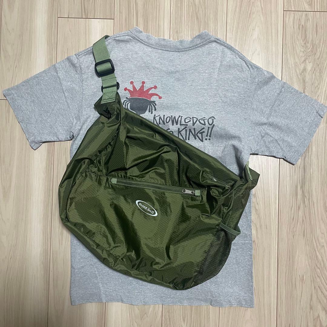 モンベル｜ナイロン｜ワンショルダーバッグ｜オリーブ｜テック｜y2k