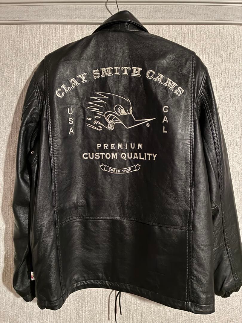 CLAYSMITH CSY-5050 レザーコーチジャケット 自宅試着のみ新品 - メルカリ