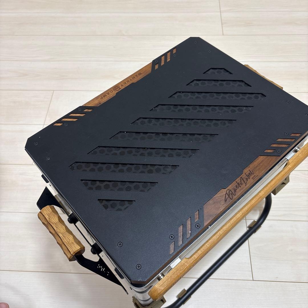 スノーピーク シェルコン25 カスタムWANTKEY CAMP ブラックレーベル