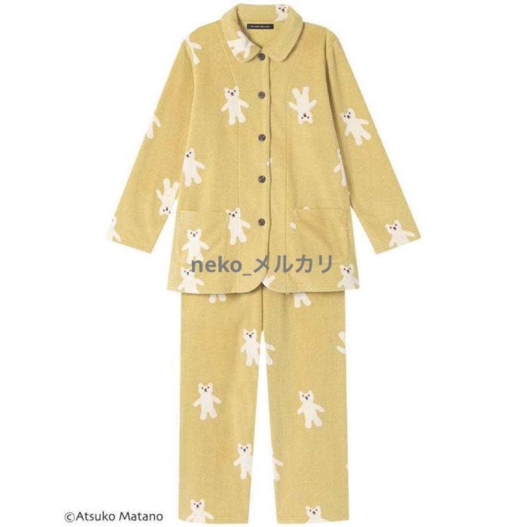 新品タグ付き ワコール Atsuko Matano クマ柄パジャマ YE - メルカリ