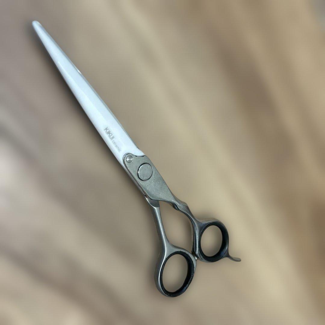 キクイ　セラミックシザー 正規品 新品 送料 代引無料【キクイ シザース・CMX60-K 固定式小指掛け