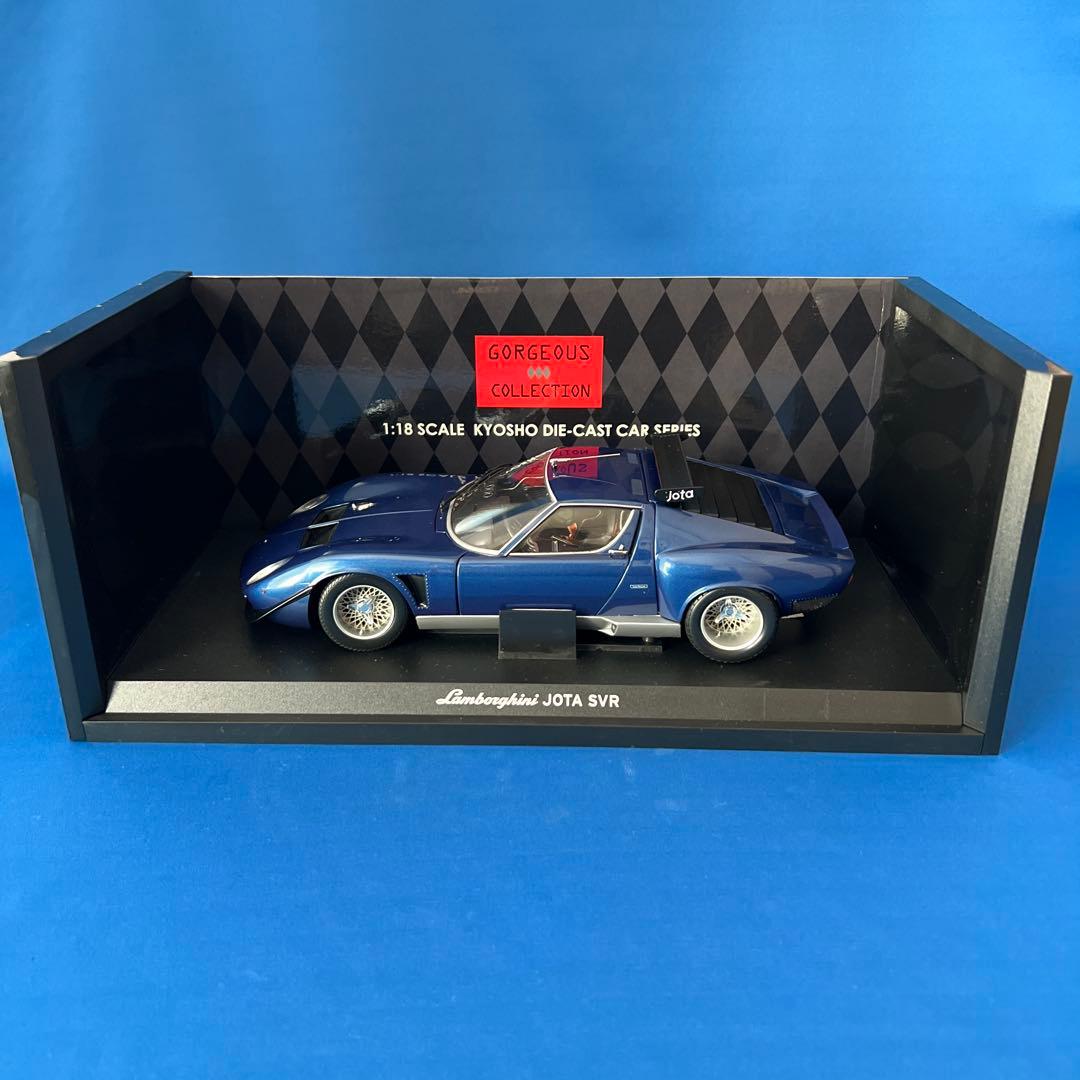 京商 1/18 ランボルギーニ イオタ SVR ブルー - メルカリ