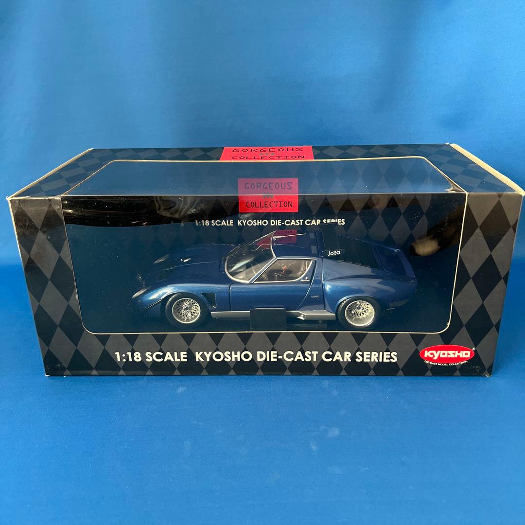 京商 1/18 ランボルギーニ イオタ SVR ブルー - メルカリ
