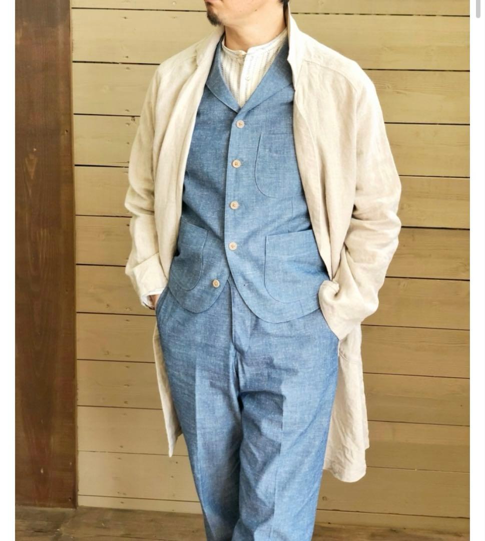 ORGUEIL】 リネン100% ガウンコート - メルカリ