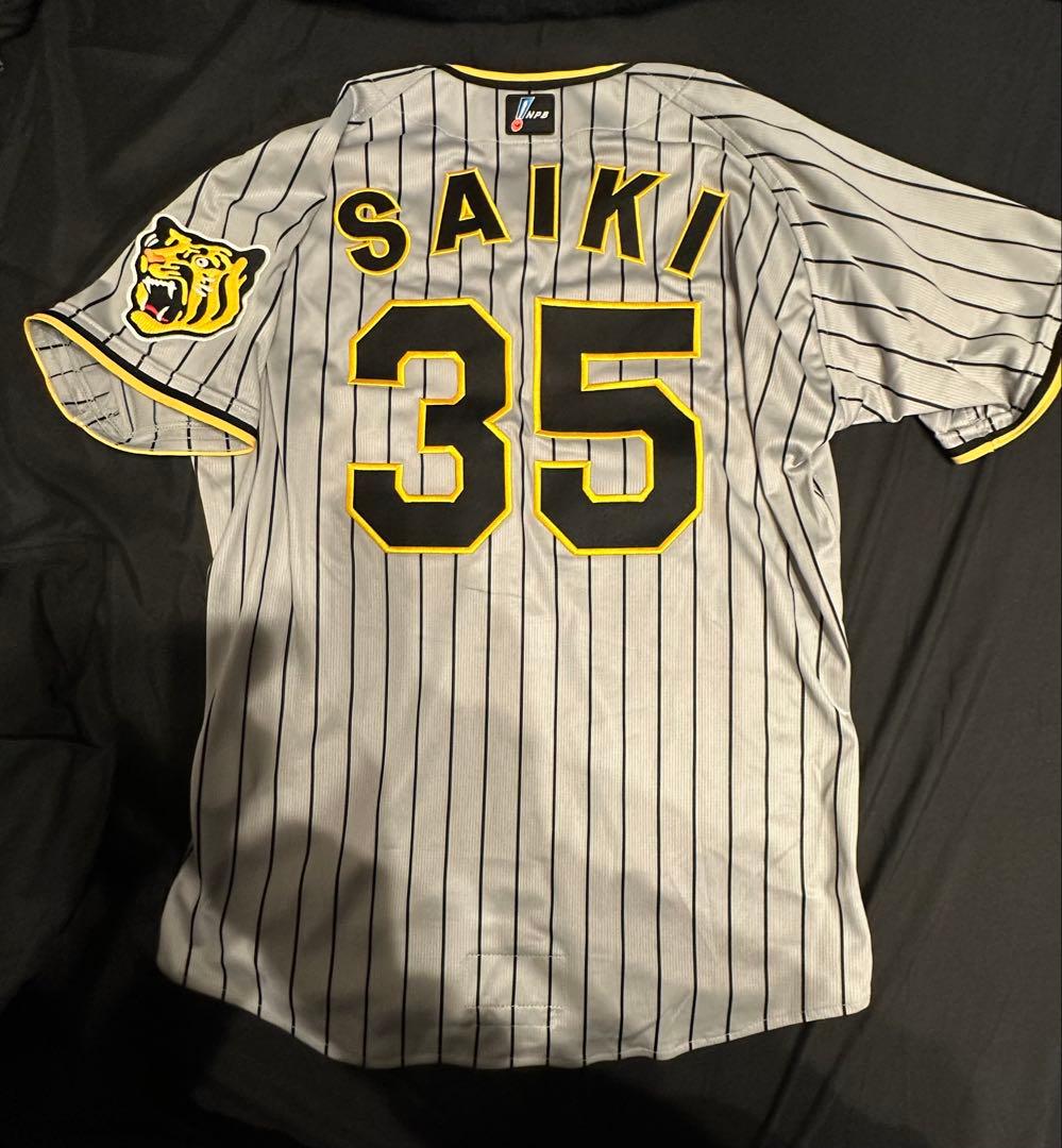 阪神タイガース 佐木浩人2022プロコレ•ビジターユニフォームLサイズNo