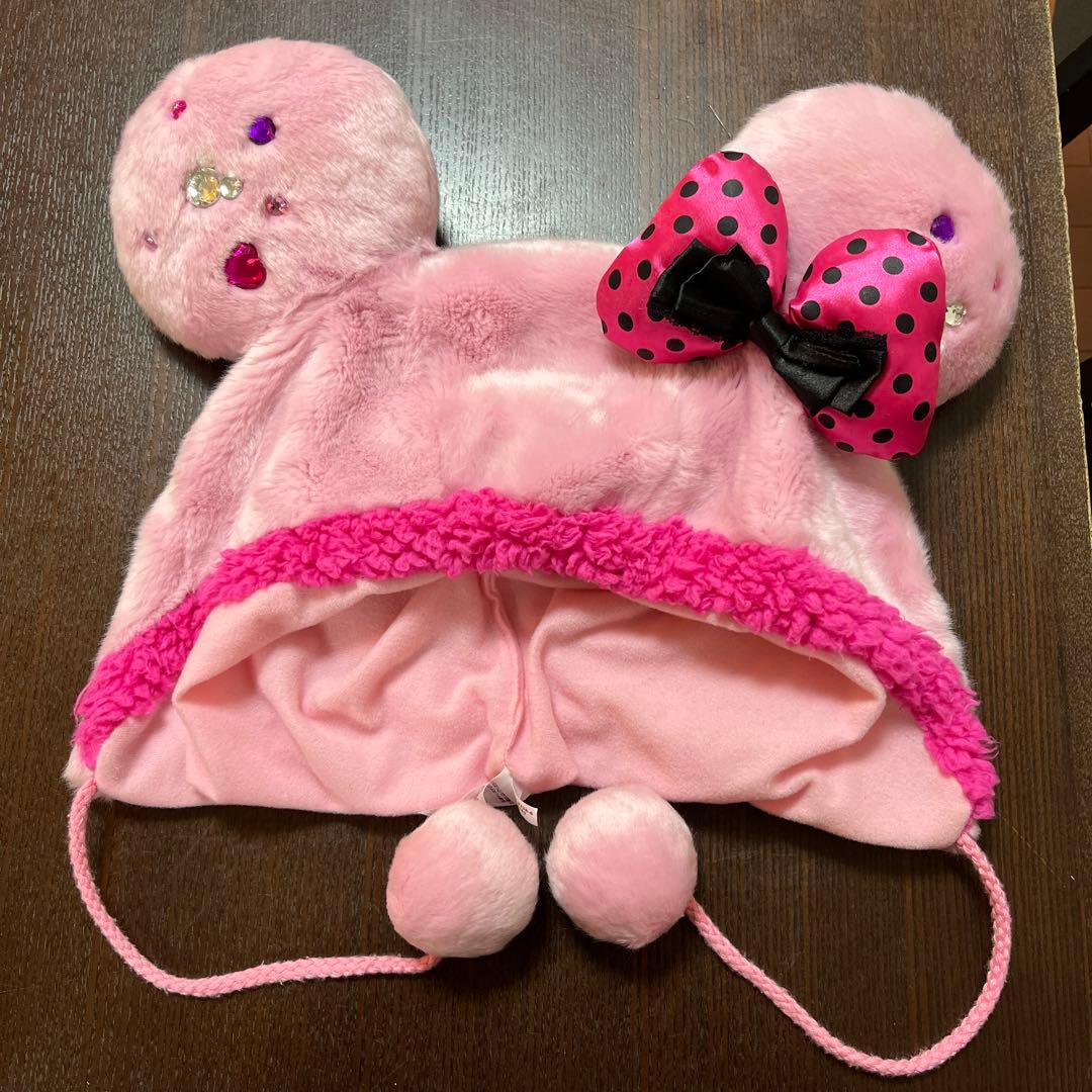 ディズニーファンキャップ ミニー ピンク - メルカリ