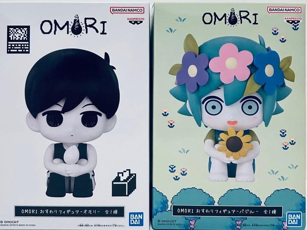 OMORI おすわりフィギュア オモリ バジル 2種セット - メルカリ