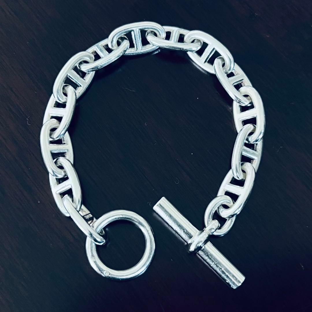 ヴィンテージエルメス シェーヌダンクル ブレスレット マルジェラ期