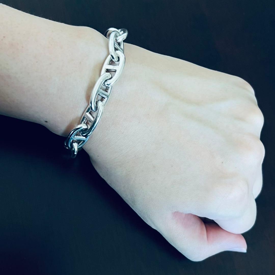 ヴィンテージエルメス シェーヌダンクル ブレスレット マルジェラ期