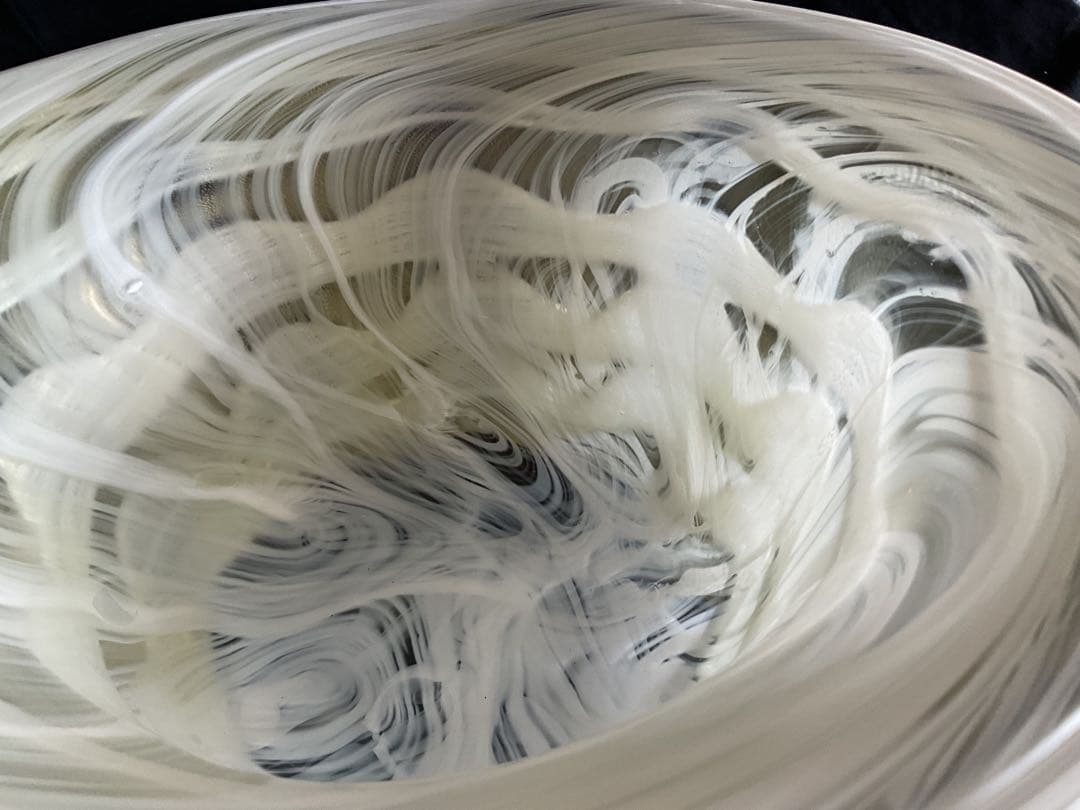 一点物大作！黒木国昭(1945~)「手吹きガラス花器」供箱入 - メルカリ