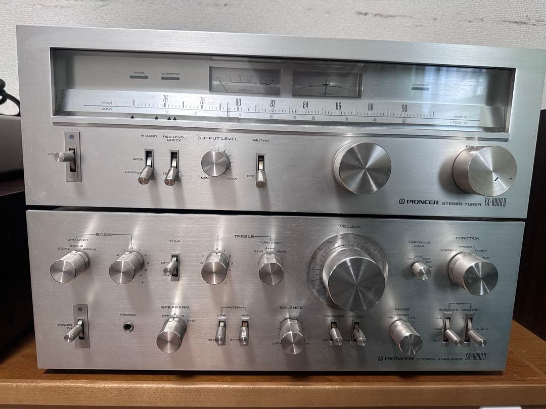 Pioneer SA -8800ii + TX 8800iiプリメインアンプ