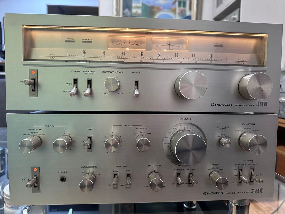 Pioneer SA -8800ii + TX 8800iiプリメインアンプ