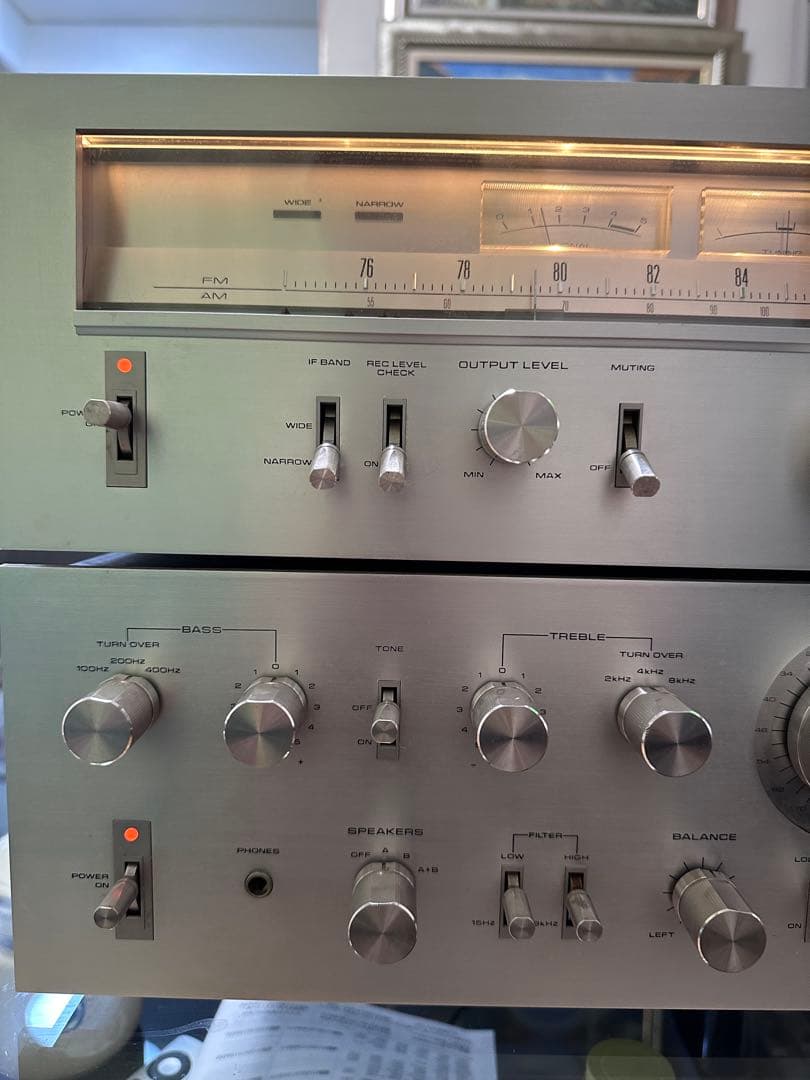 Pioneer SA -8800ii + TX 8800iiプリメインアンプ