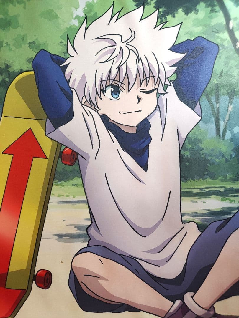 HUNTER×HUNTER×アニメイトカフェ 第6弾 タペストリー キルア - メルカリ