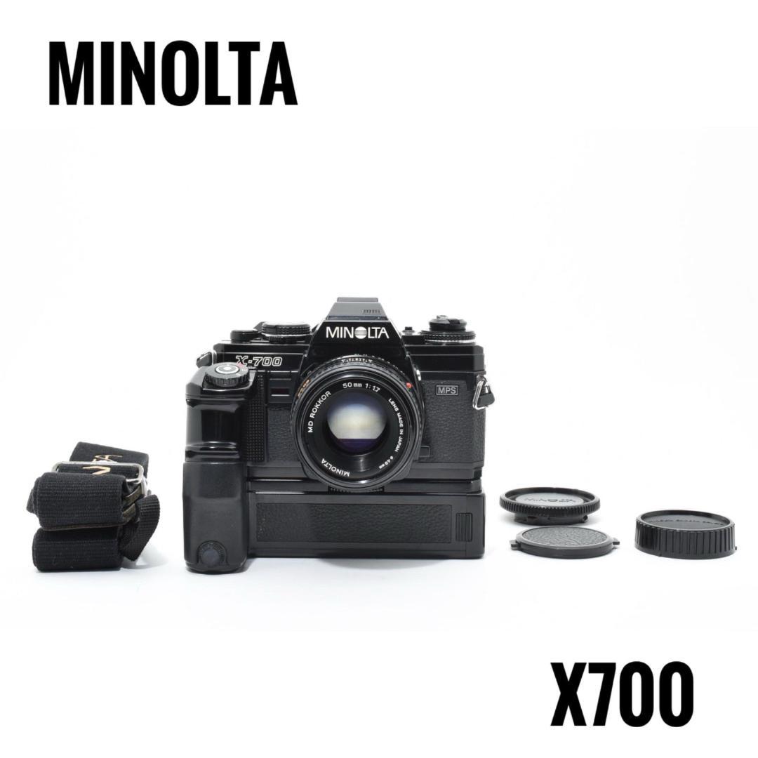 【完動品】MINOLTA X700 50mm F1.7 フィルム一眼カメラ Amazon | Minolta X-700 50mm F1.7付き | 一眼レフカメラ 通販