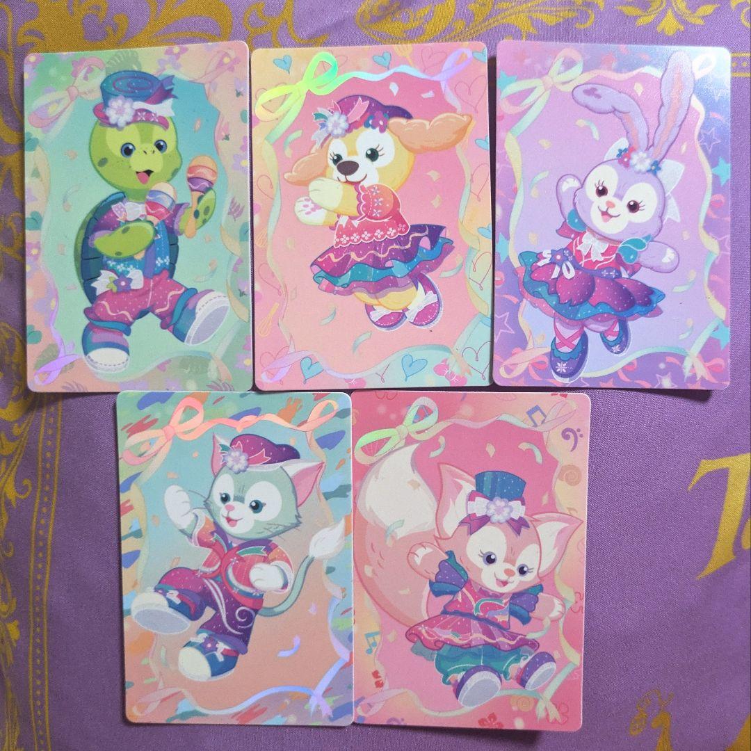 香港ディズニー 20周年ダッフィー&フレンズ トレカ 5種セット カード