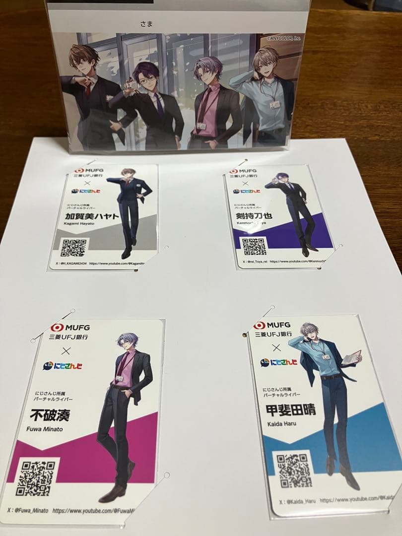 ROF-MAO 三菱UFJ銀行 通帳風ノート 名刺風カード ろふまお に