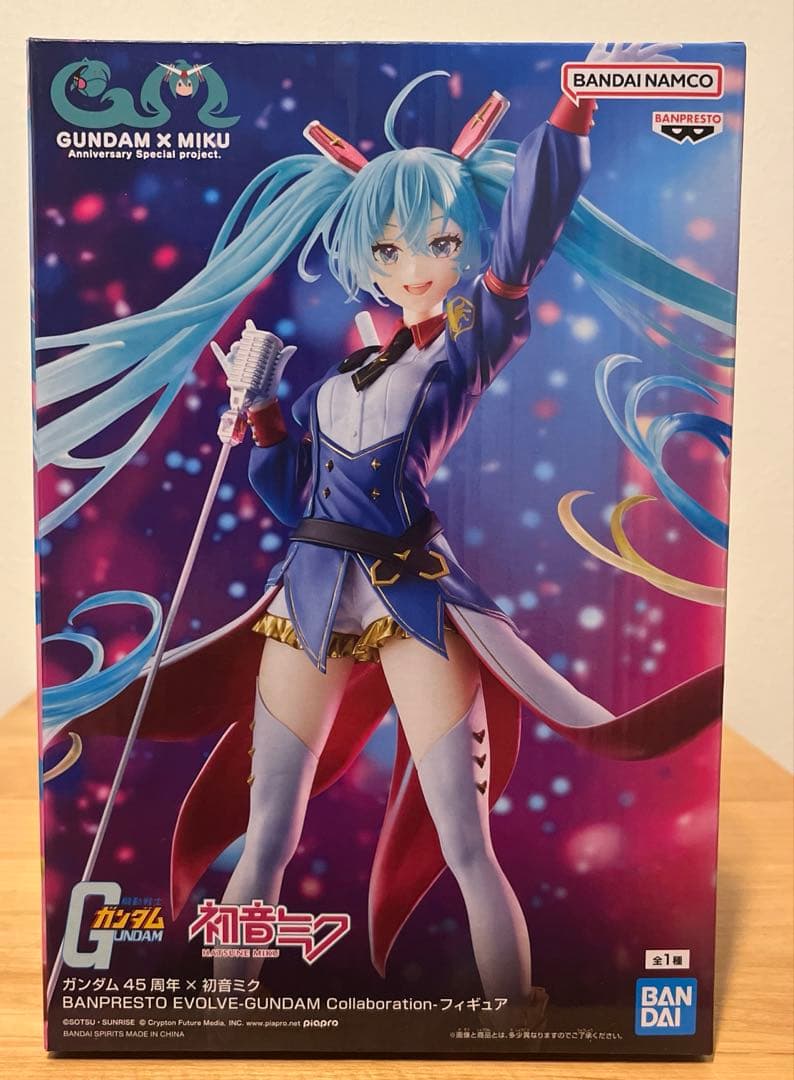 ガンダム45周年×初音ミク コラボフィギュア 8個セット⑥ ガンダム45周年×初音ミク BANPRESTO EVOLVE-GUNDAM Collaboration