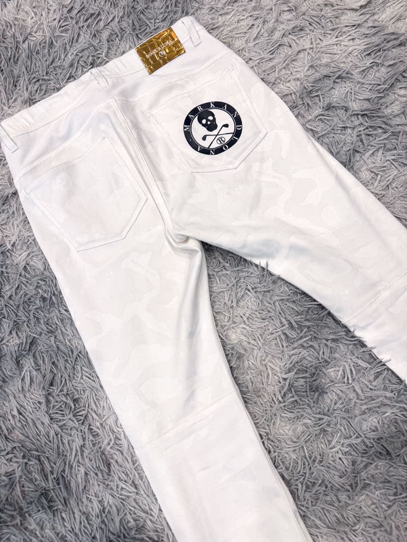 MARK&LONA マークアンドロナ ジャガードパンツ スカルカモフラージュ