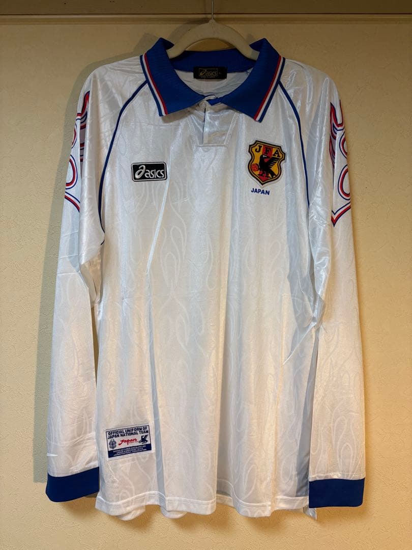 asics 日本代表 公式ユニフォーム 長袖ポロシャツ 1998 asics 日本代表 公式ユニフォーム 長袖ポロシャツ 1998 1998 asics