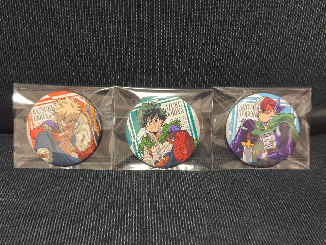 ヒロアカ 緑谷出久 爆豪勝己 轟焦凍 十傑缶バッジ ジャンフェス2025