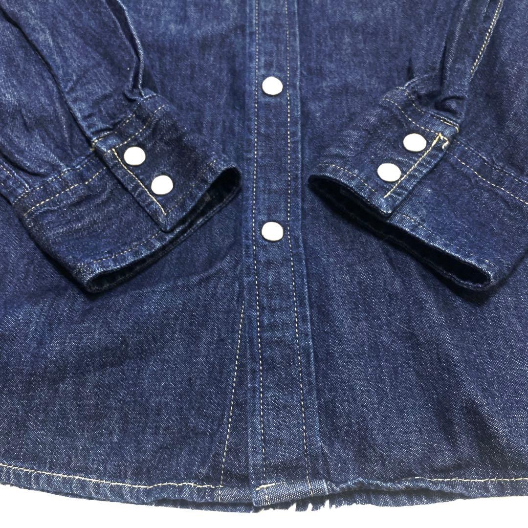 LEVI'S リーバイス ウエスタンシャツ スタンダード インディゴ 濃紺 L