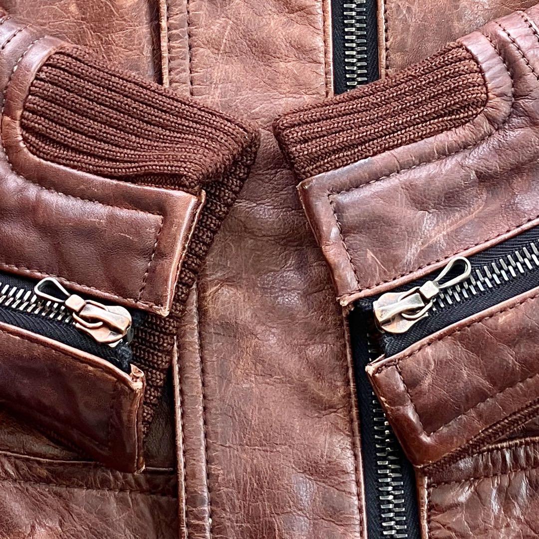 美品】赤西仁着用モデル SHELLAC 牛革 ライダースジャケット - メルカリ