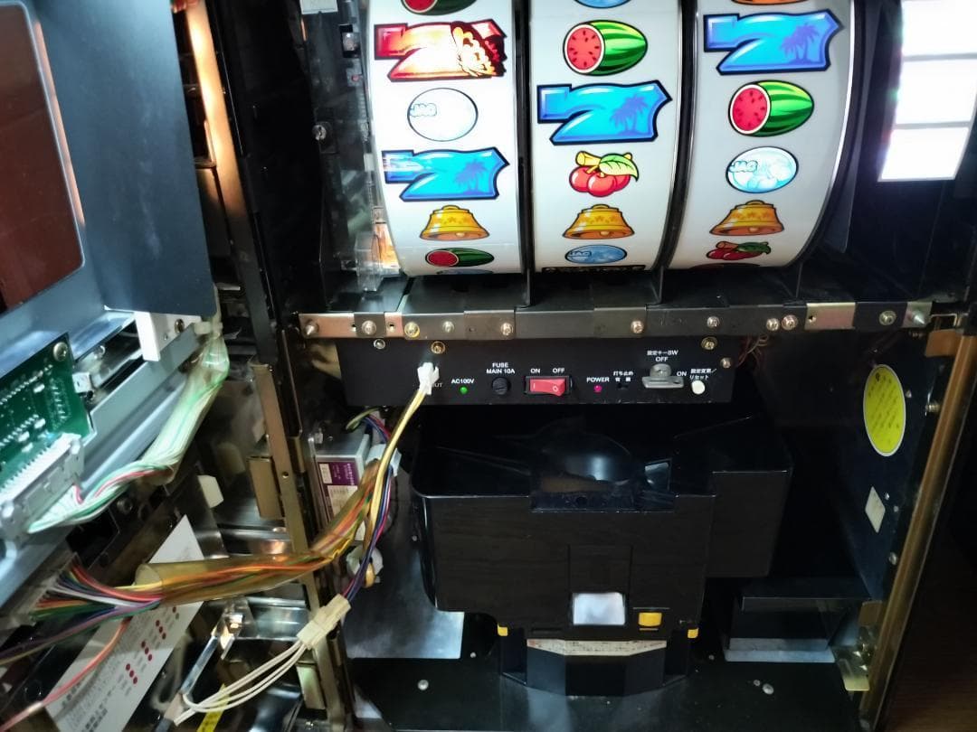 パチスロ実機】オリンピア★南国育ち25【オートプレイ付不要機付】人気台