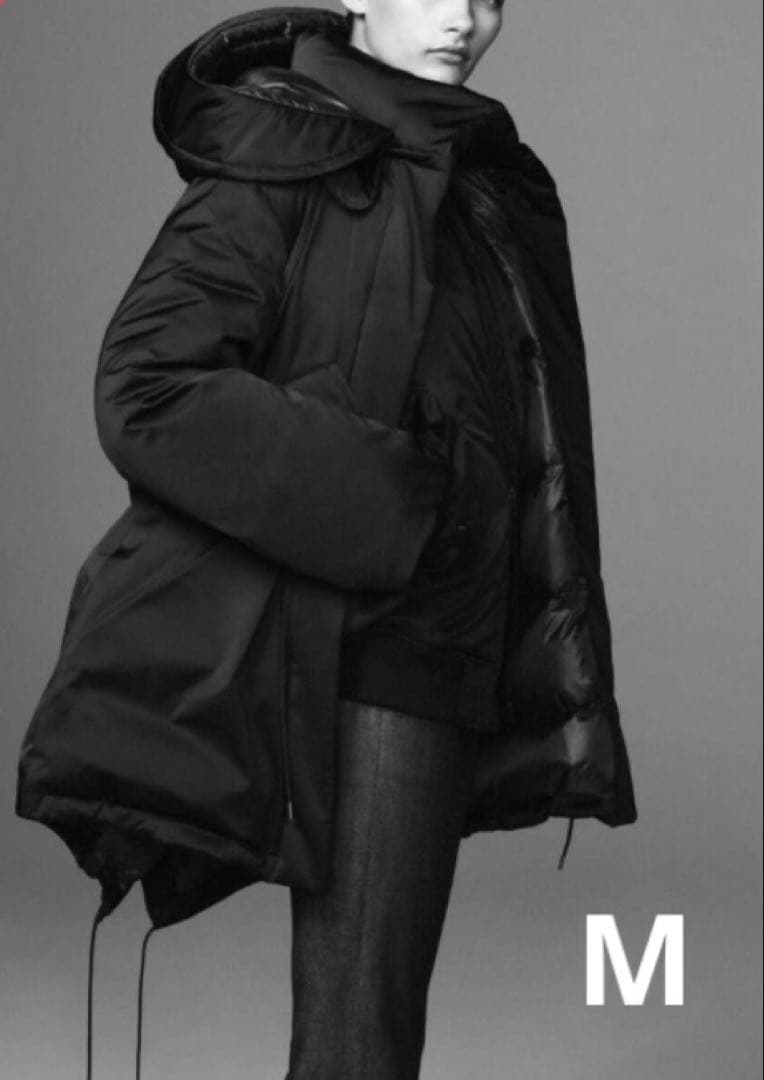 美品 +J ユニクロ × ジルサンダー ダウンショートコート フード取外し