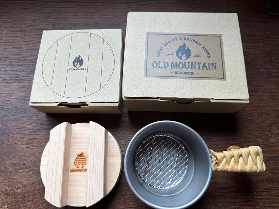 オールドマウンテン チタン製250深型シェラカップ+COKAMACHAN - メルカリ