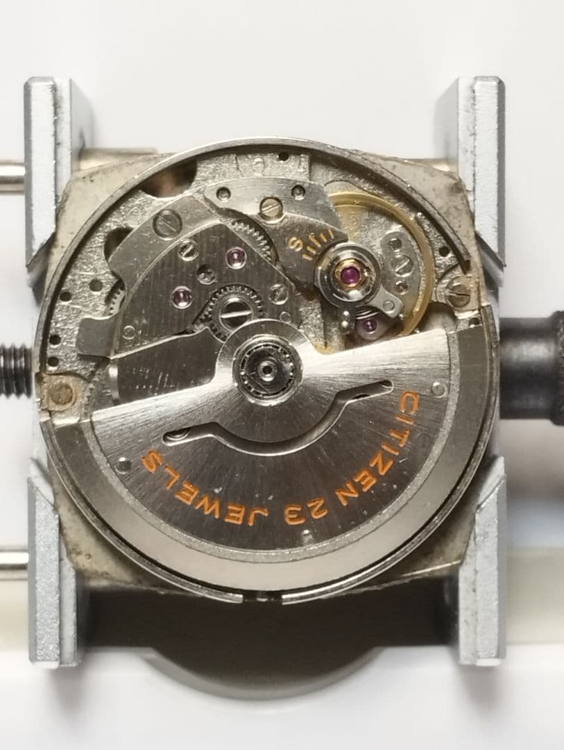 昭和国産腕時計】シチズン キングローター23石 自動巻き 角型 文字版