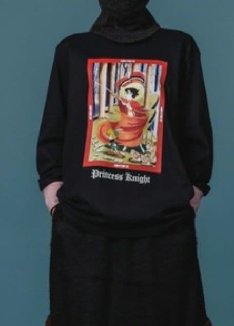 ノントーキョー 手塚治虫 リボンの騎士 中袖Tシャツ フリーサイズ