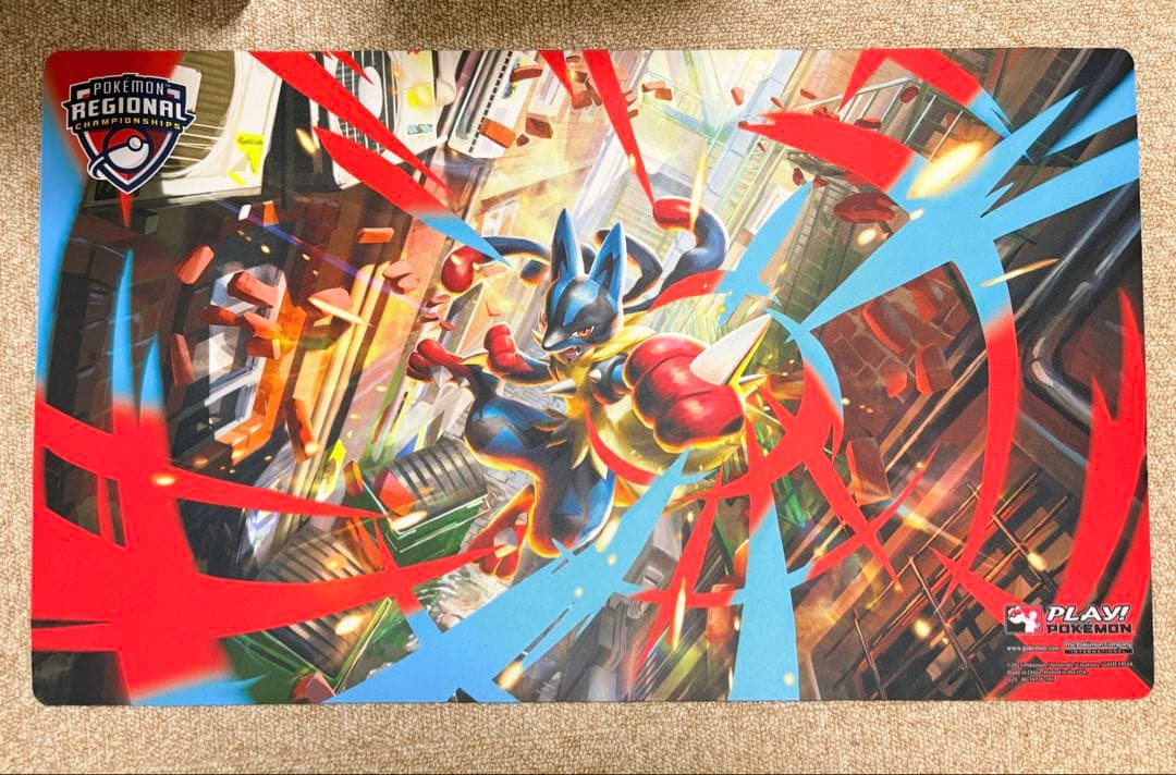 メガルカリオ プレイマット 2025 REGIONAL (海外限定) - メルカリ