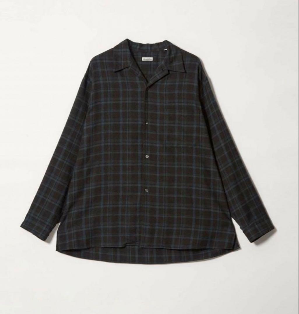 杉咲花さん着用 ネル マドラスチェック オープンカラー シャツ - メルカリ