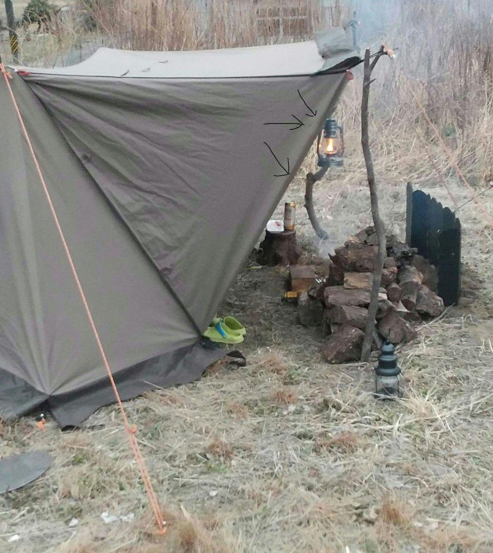 最終値下げ！！ 炎幕DX 煙突穴加工 コットン100% - メルカリ