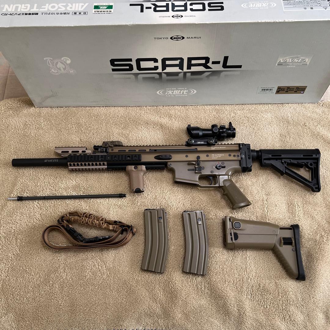 動作確認済み】SCAR-L 東京マルイ 次世代電動ガン カスタム品 - メルカリ