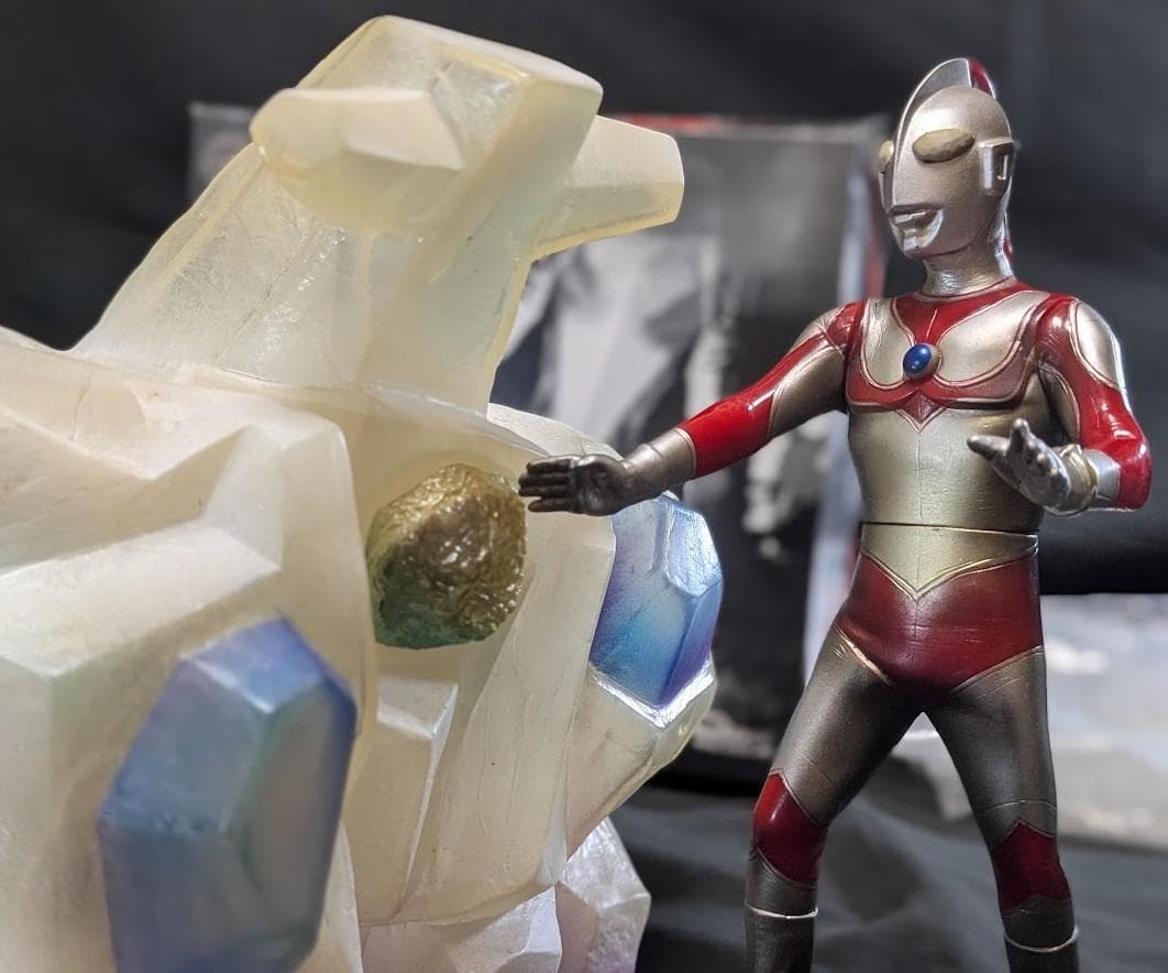 帰ってきたウルトラマン＆プリズ魔（CCP）ソフビフィギュア 佐竹