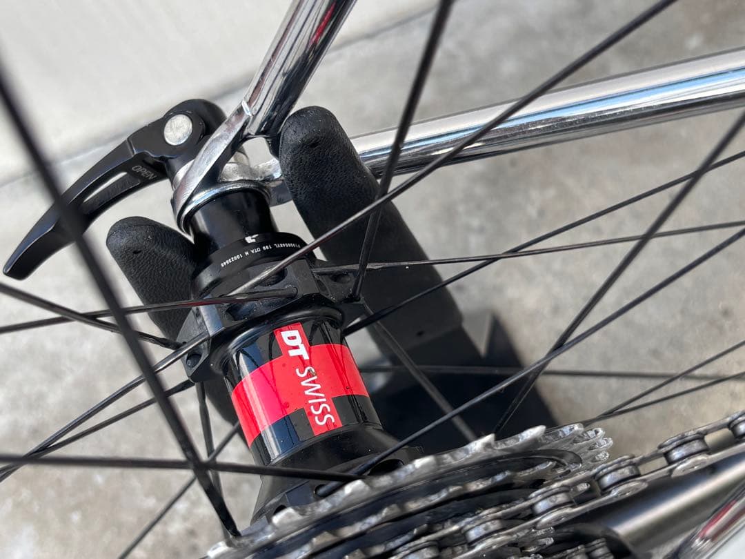 クロモリ スチールロードバイク 700c 7.6キロ - メルカリ