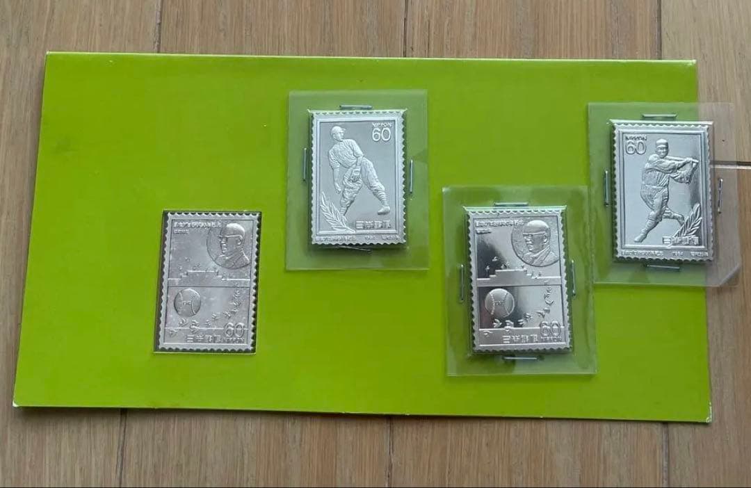 匿名配送】日本プロ野球50周年 記念セット4枚