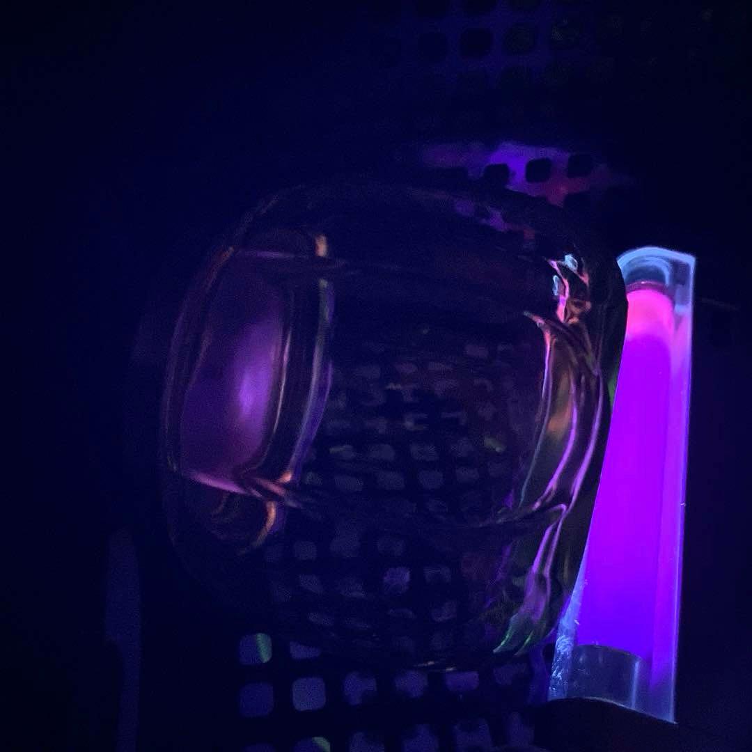 骨董 時代ガラス 希少 南京型 小振り 飴屋瓶 キャンディポット 小物